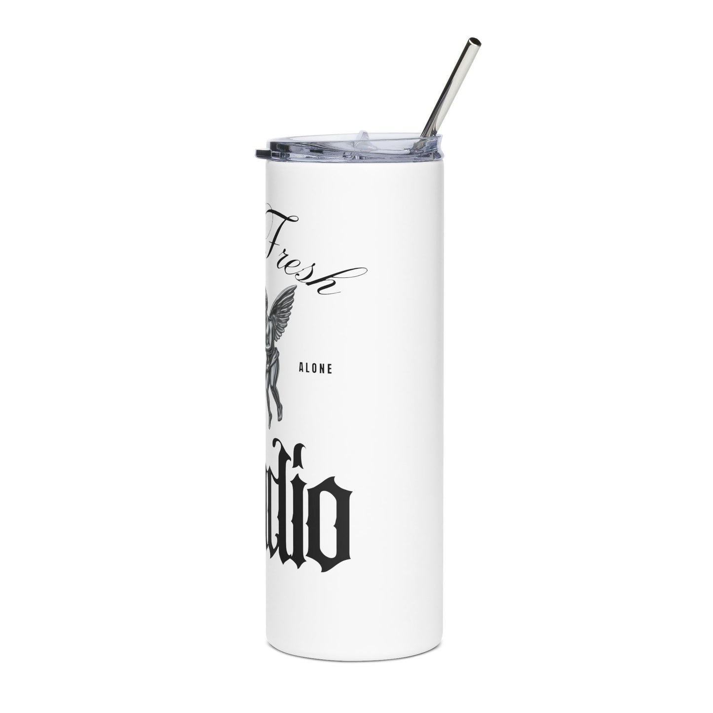 Never Alone Stainless Steel Tumbler