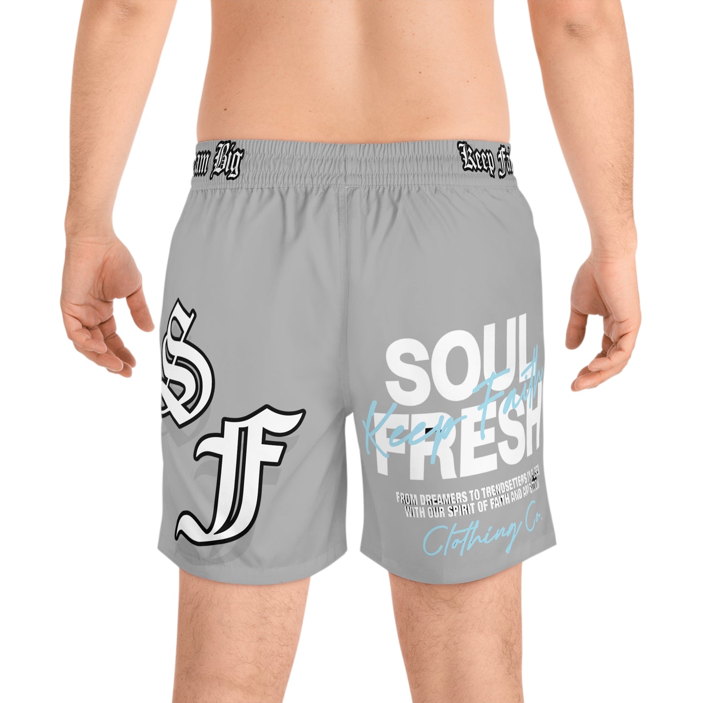 Men's Mid-Length Swim Shorts (AOP)