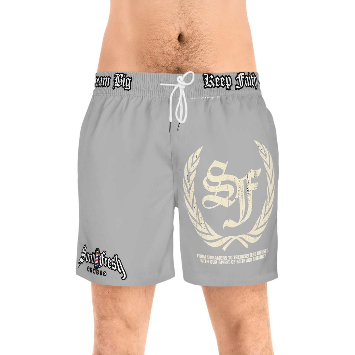 Men's Mid-Length Swim Shorts (AOP)