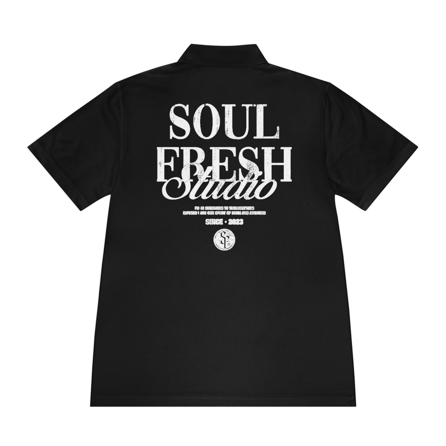 Men's Sport Polo Shirt - Spirit of Faith and Ambition Design