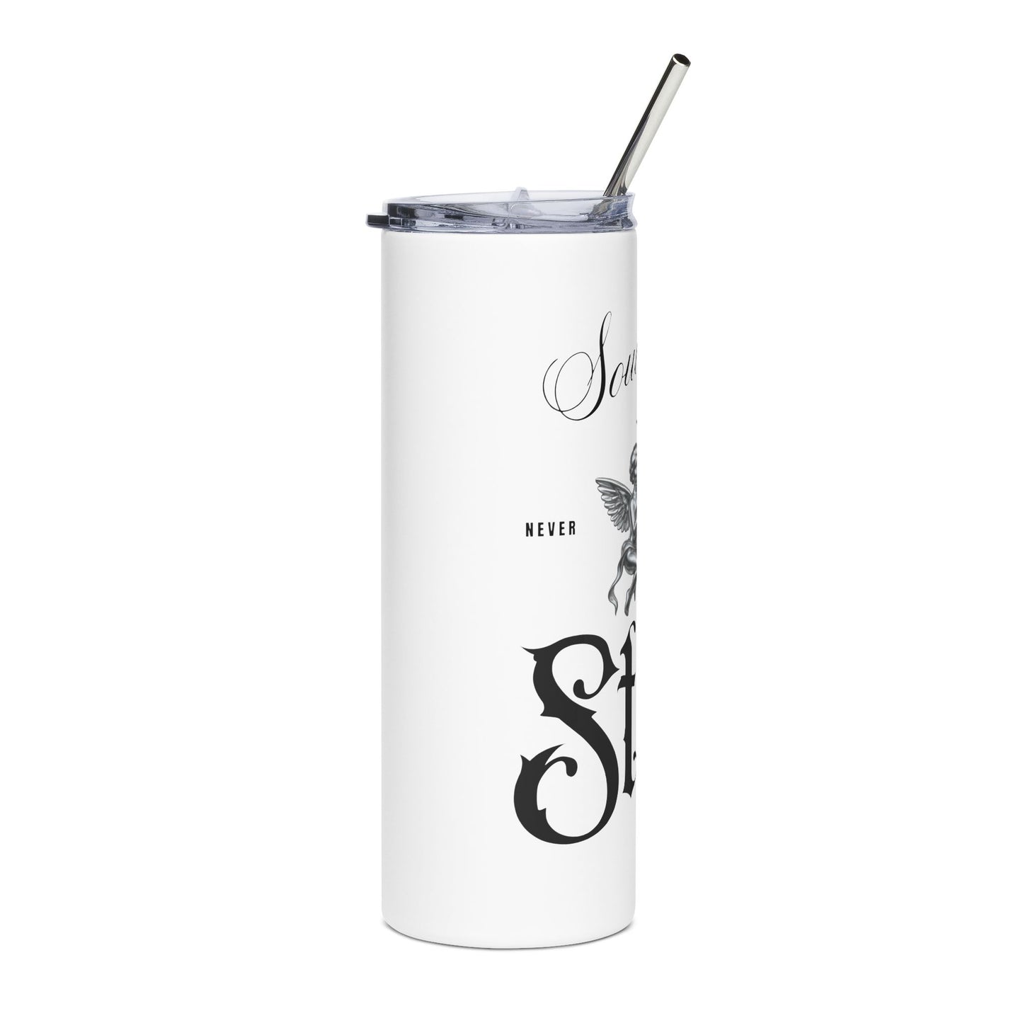 Never Alone Stainless Steel Tumbler
